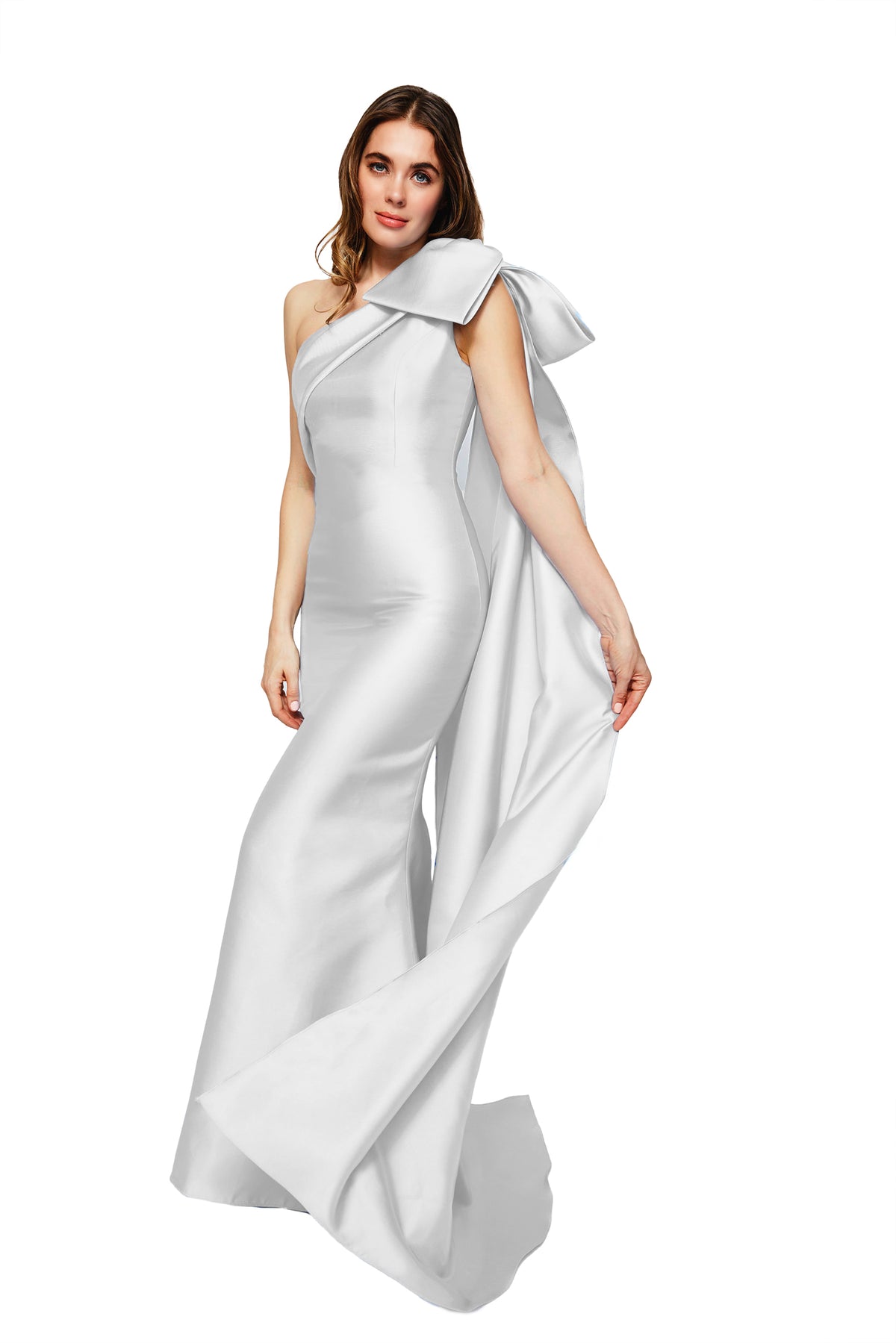 bari jay bridesmaid dresses 2453 Mist matric dance Bari Jay Bridesmaid Dress Pre-Owned Alexander Wang Strapless Size:16.5 / l