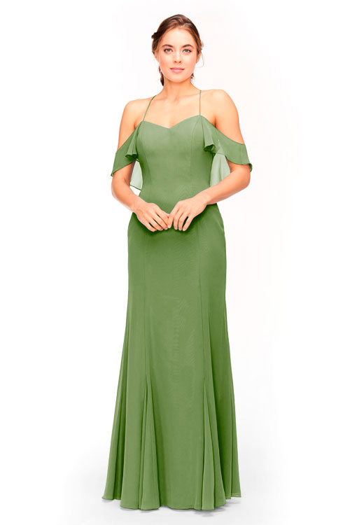 Sage Bridesmaid Dresses by Bari Jay