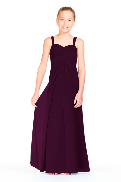 Plum Junior Bridesmaid Dresses